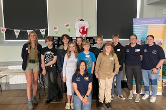 Youth Forum and Marine Conservation Staff At Documentary Premiere in New Quay