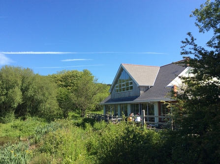 Parc Slip Visitor Centre and Pond